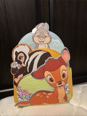 Loungefly Pastel Yellow & Light Blue Mini Backpack